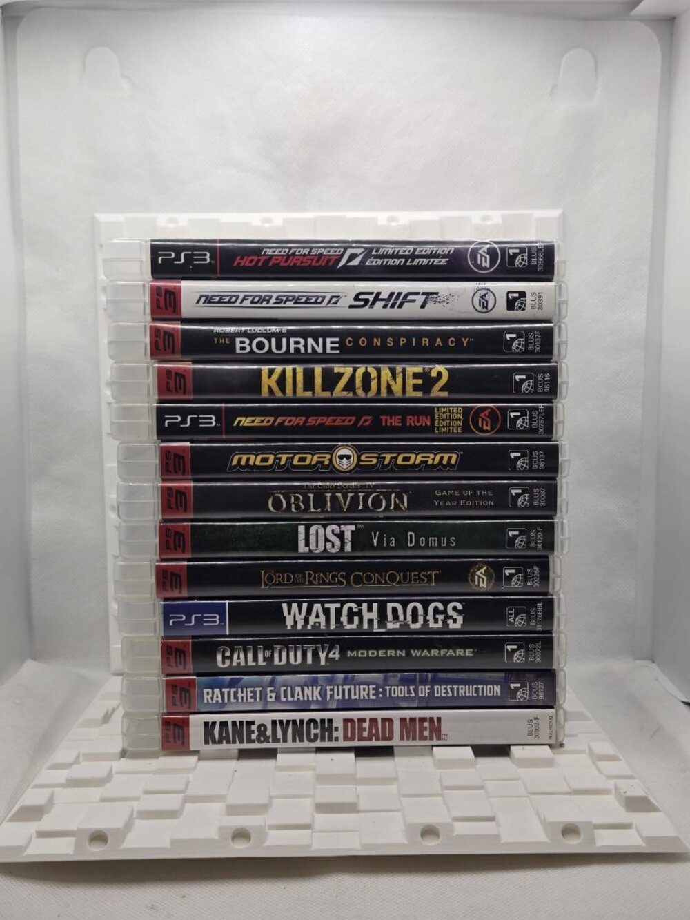 13 PS3 Game Lot CIB Call of Duty Killzone Oblivion Ratchet Clank Tested Working
